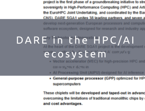 DARE in the HPC/AI Ecosystem